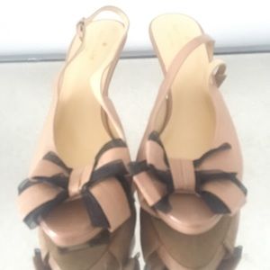 Kate Spade New York Billow Bow Slingback Heels 8.5